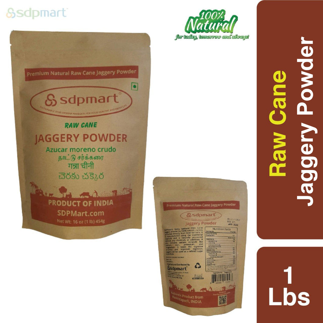 SDPMart Premium Raw Cane Jaggery Powder - SDPMart